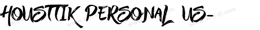 Housttik Personal Us字体转换